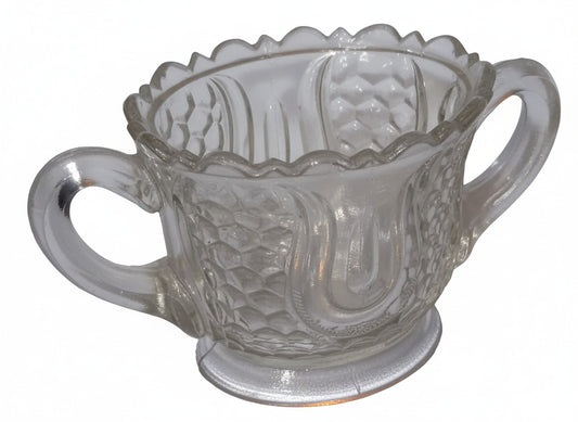 Federal Glass Wabash Toy Spooner Tulip & Honeycomb Toy circa 1910