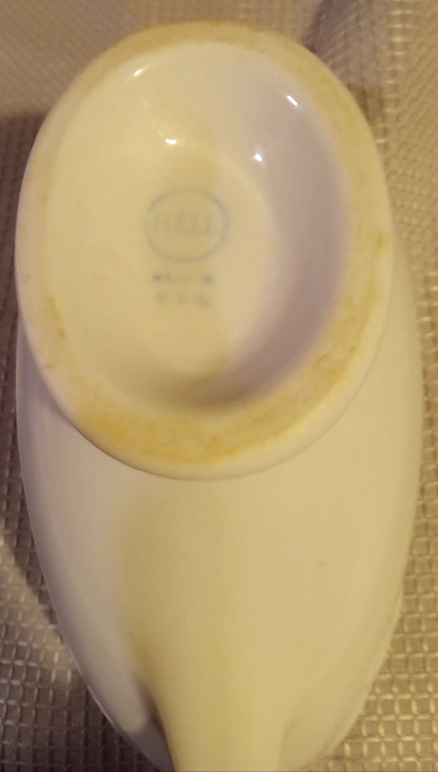 Vintage HALL China White Ceramic Gravy Boat Mid-Century Modern Diner Ware USA