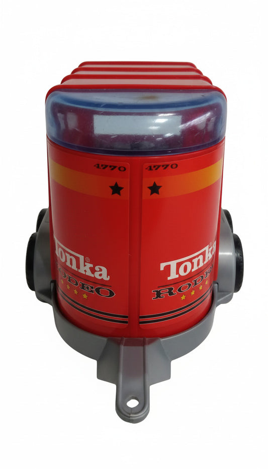 Vintage Tonka 2002 Rodeo Horse Trailer #4770 - Red & Grey - Near Mint Condition