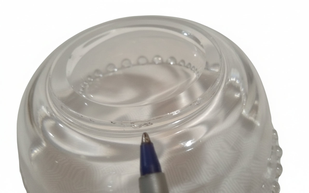 VINTAGE Imperial Candlewick 400/1F Dessert Bowl | 5.25" Beaded Glass | FREE SHIPPING!