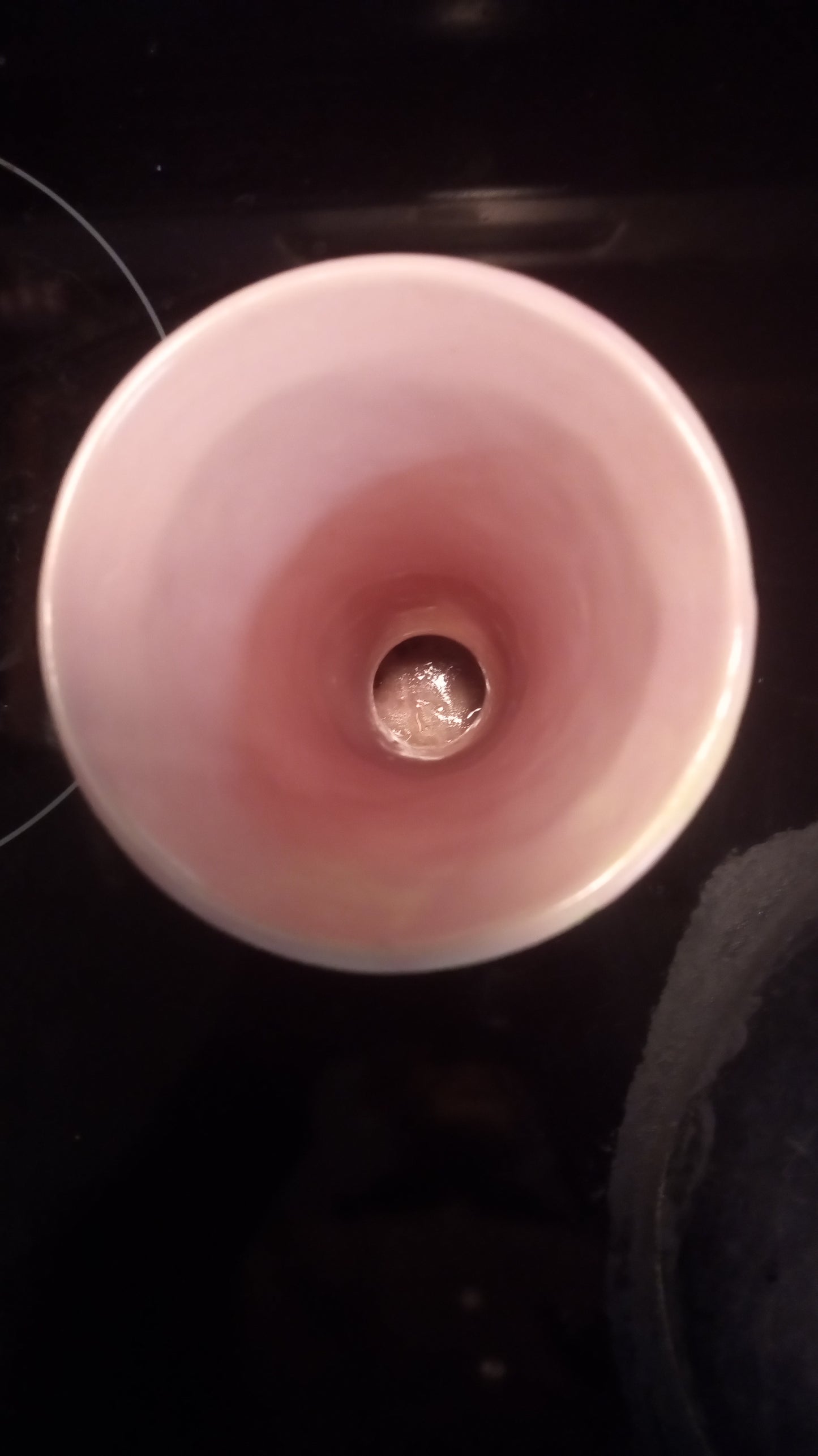 Authentic McCoy USA! Vibrant Pink Popcorn Glaze Vase - Mid-Century Modern American Art Pottery (1950s)