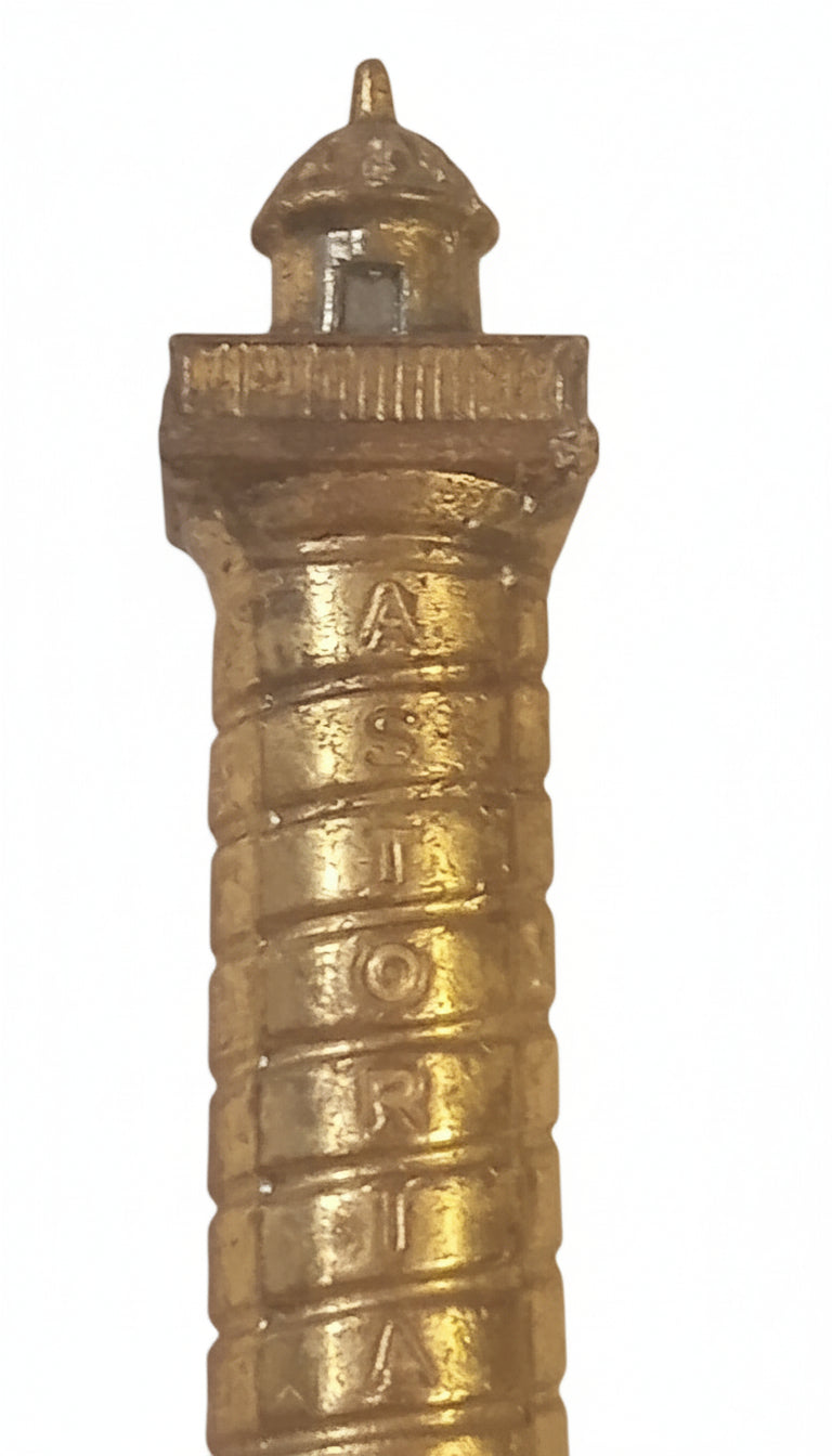 Rare Vintage Brass Astoria Column Souvenir - Oldest City in the West