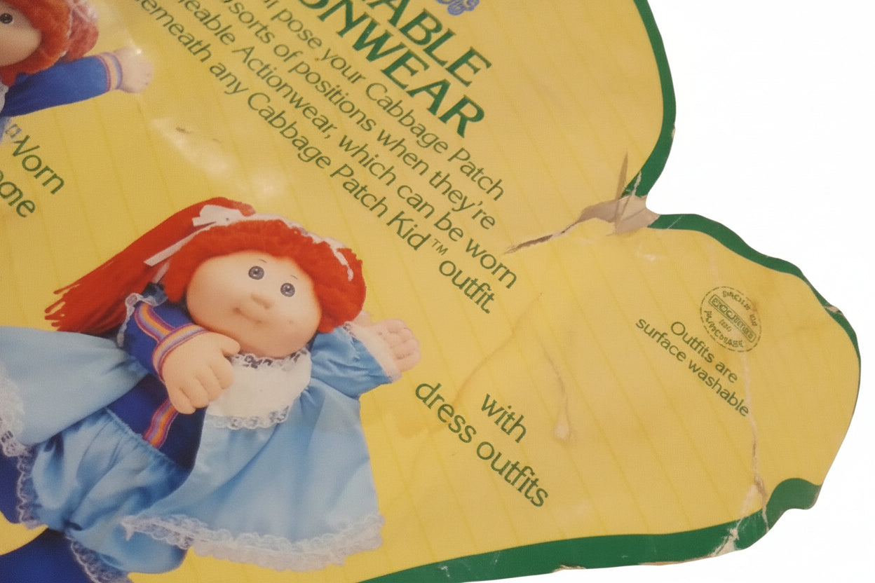 Vintage Coleco Cabbage Patch Kids Poseable Actionwear Jumpsuit (SKU 38231)