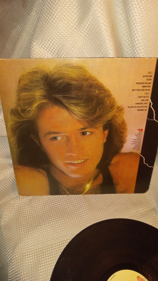 RARE Andy Gibb After Dark LP 1980 | Vinyl Record w/ ALL Fan Club Inserts & Poster