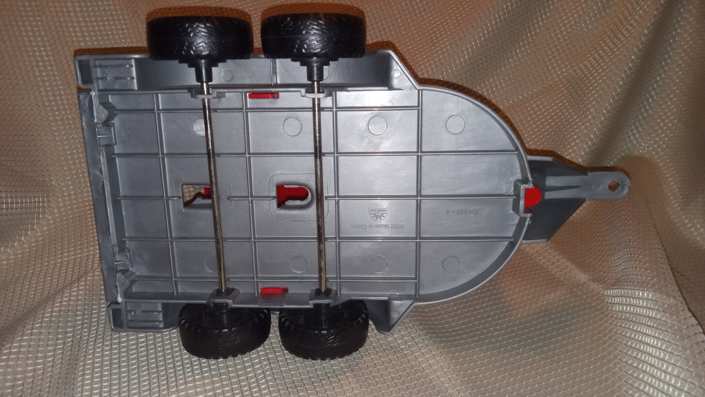 Vintage Tonka 2002 Rodeo Horse Trailer #4770 - Red & Grey - Near Mint Condition