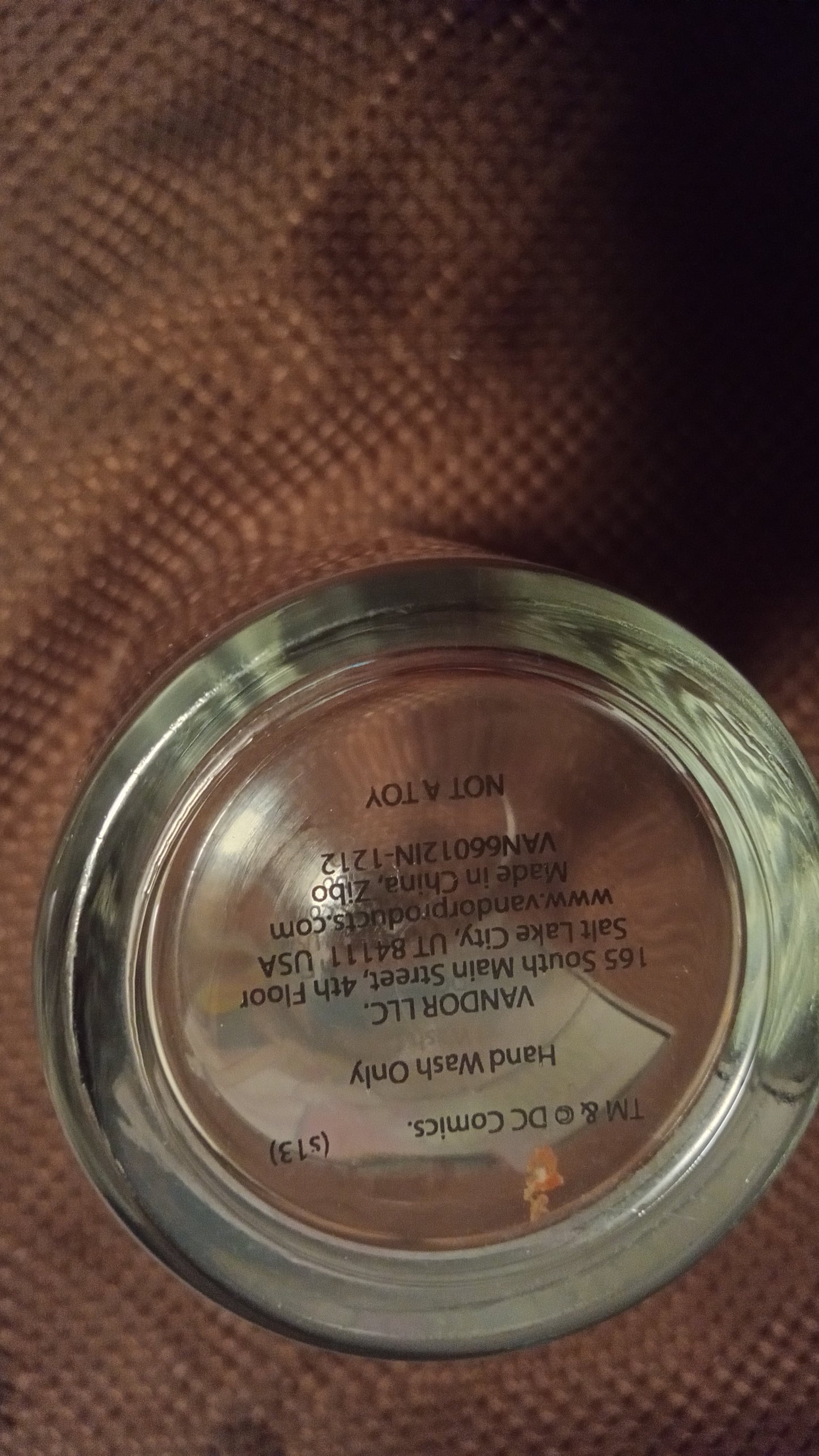 Wonder Woman DC Comics Glass | "Strength and Power" Collectible Drinkware