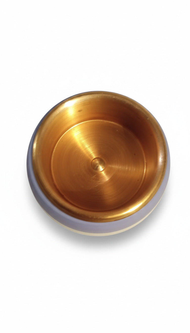 RARE Wedgwood Jasperware Match Pot with Brass Liner | Mint Vintage Blue & White Grape Vine Vesta Holder | English Collector's Cache Pot