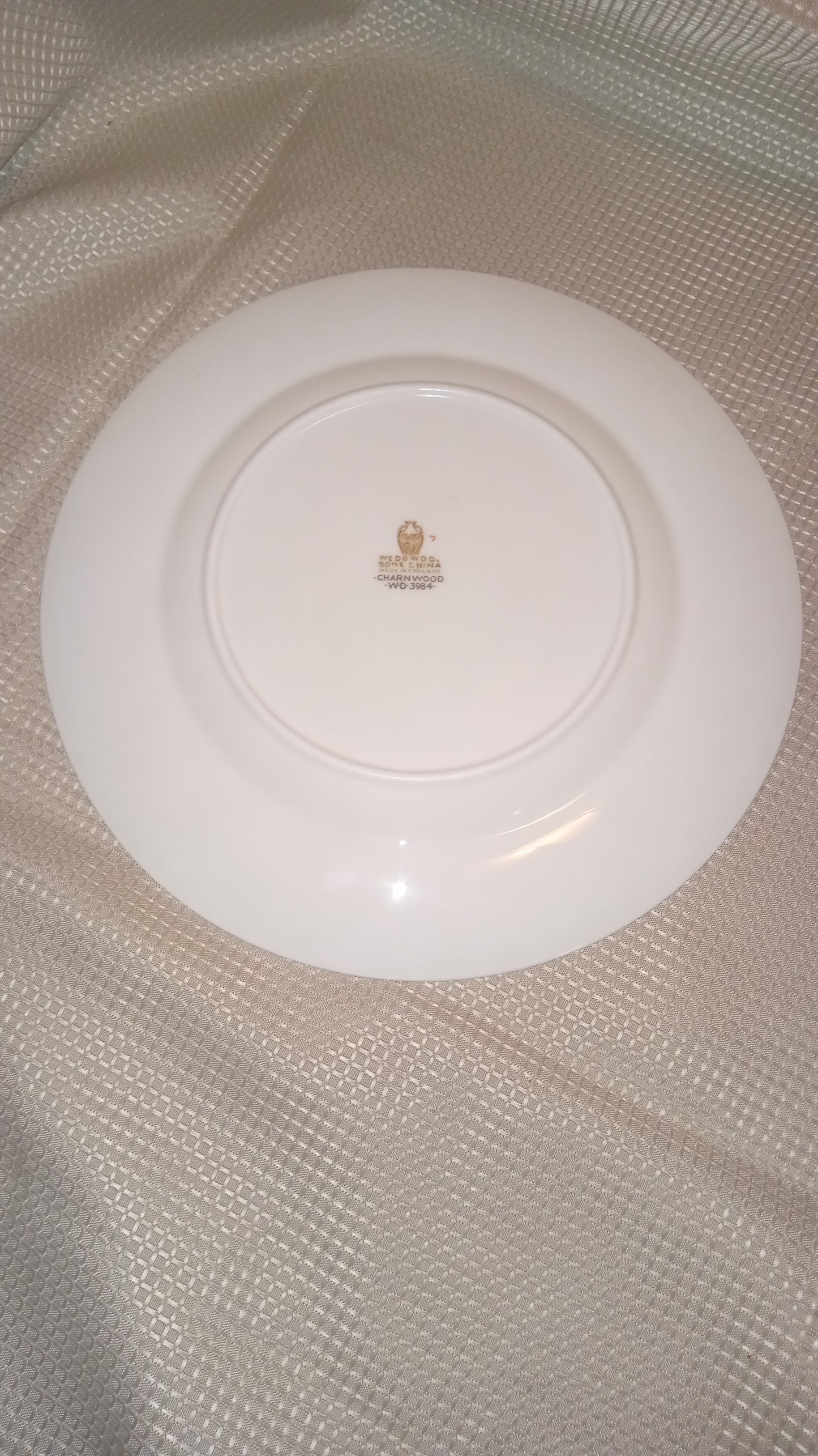 Exquisite Wedgwood Charnwood Bone China Dinner Plate - Hand-Decorated English Garden Florals, Butterflies & Gold Trim