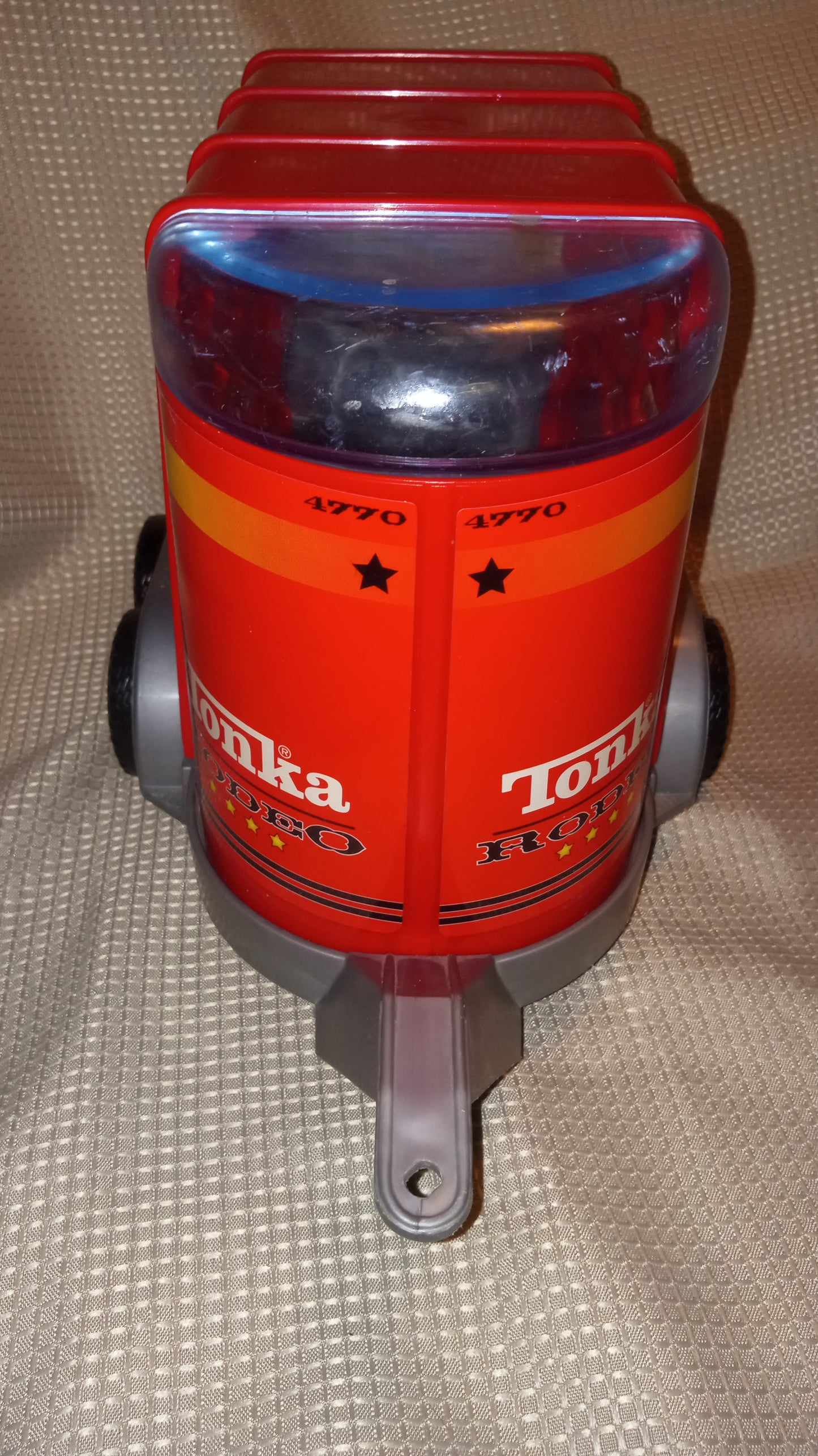 Vintage Tonka 2002 Rodeo Horse Trailer #4770 - Red & Grey - Near Mint Condition