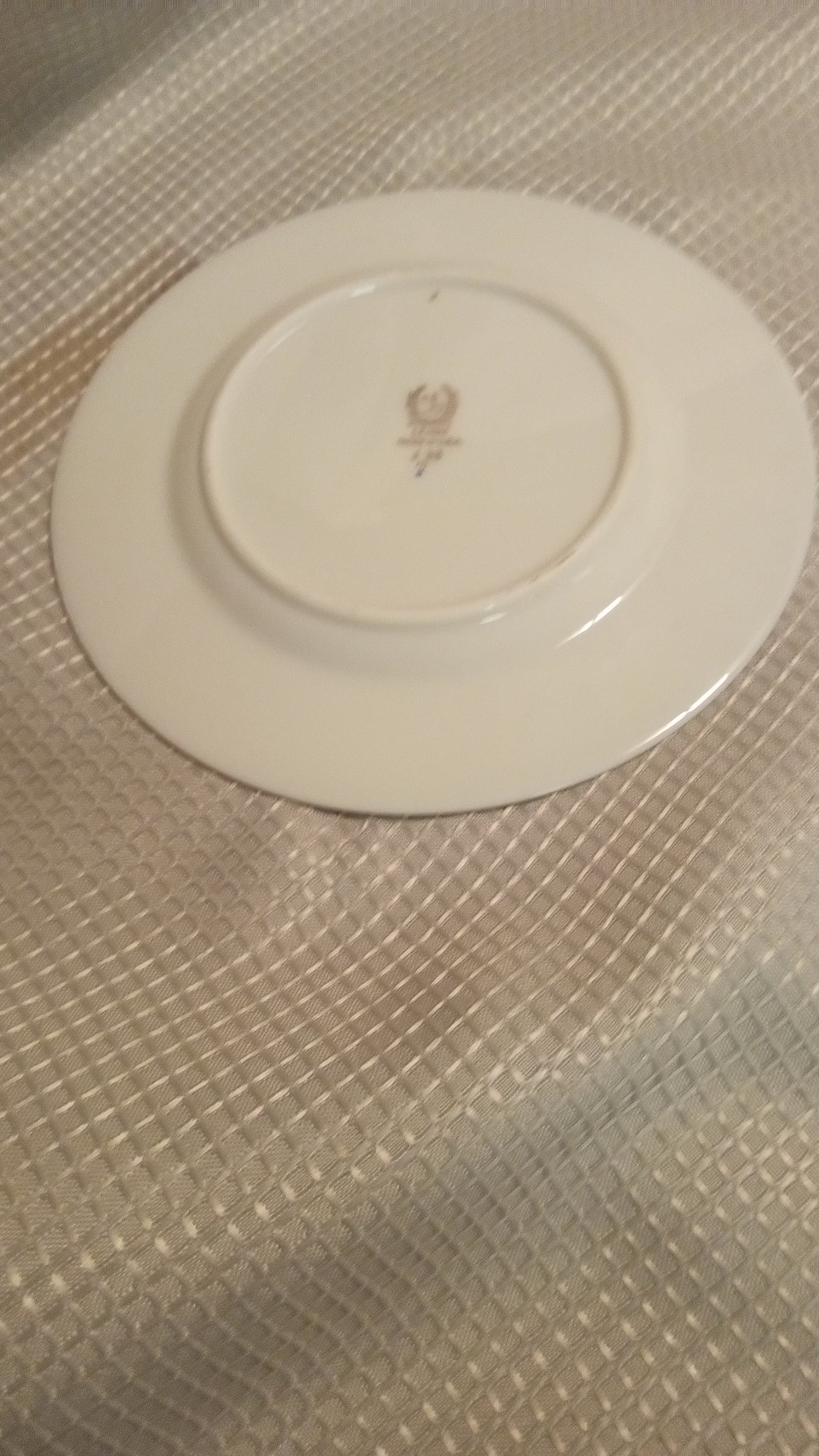 Mint! Lenox Tuxedo Plate 6" J33 Real Gold Band - Vintage U.S.A.