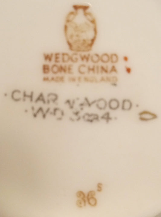 RARE Wedgwood Charnwood Covered Sugar Bowl (WD3984) - Complete Your Set! English Bone China, Floral & Butterfly Motif