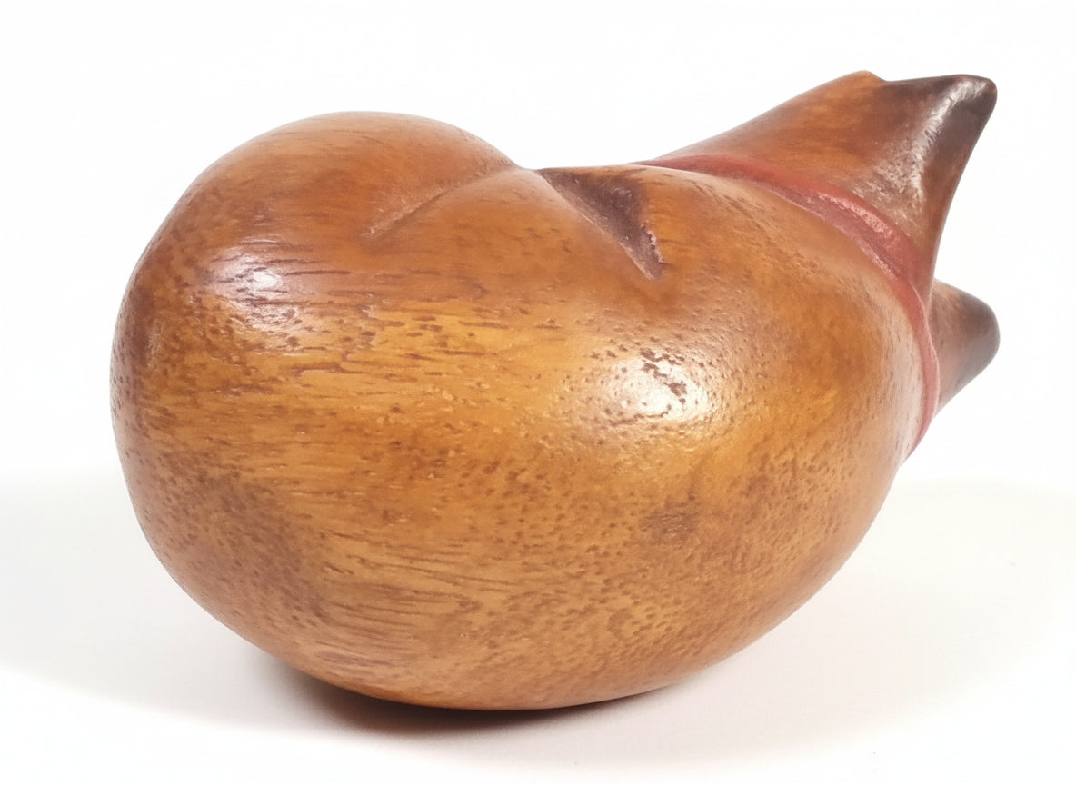 Hand-Carved Monkeypod Wood Sleeping Cat – 1970s Mid-Century Folk Art Figurine | Handcrafted Teak Style Decor | FREE Priority Shipping