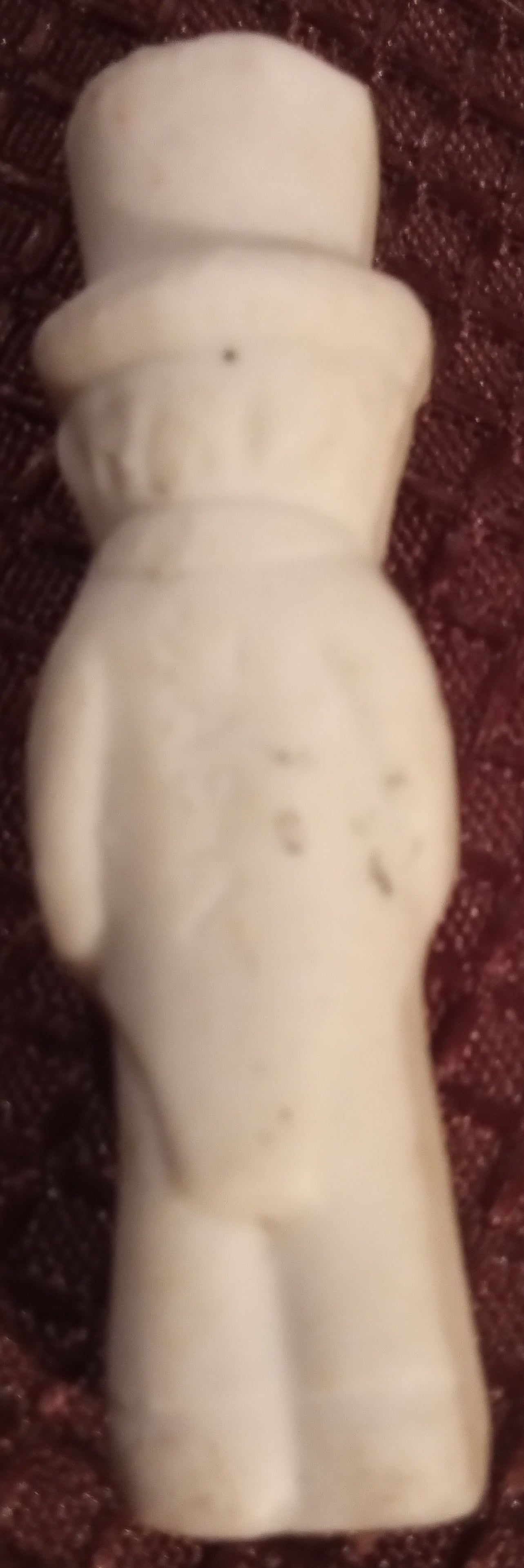 Vintage Japanese Ceramic Man in Top Hat Figurine (Stamped Japan)