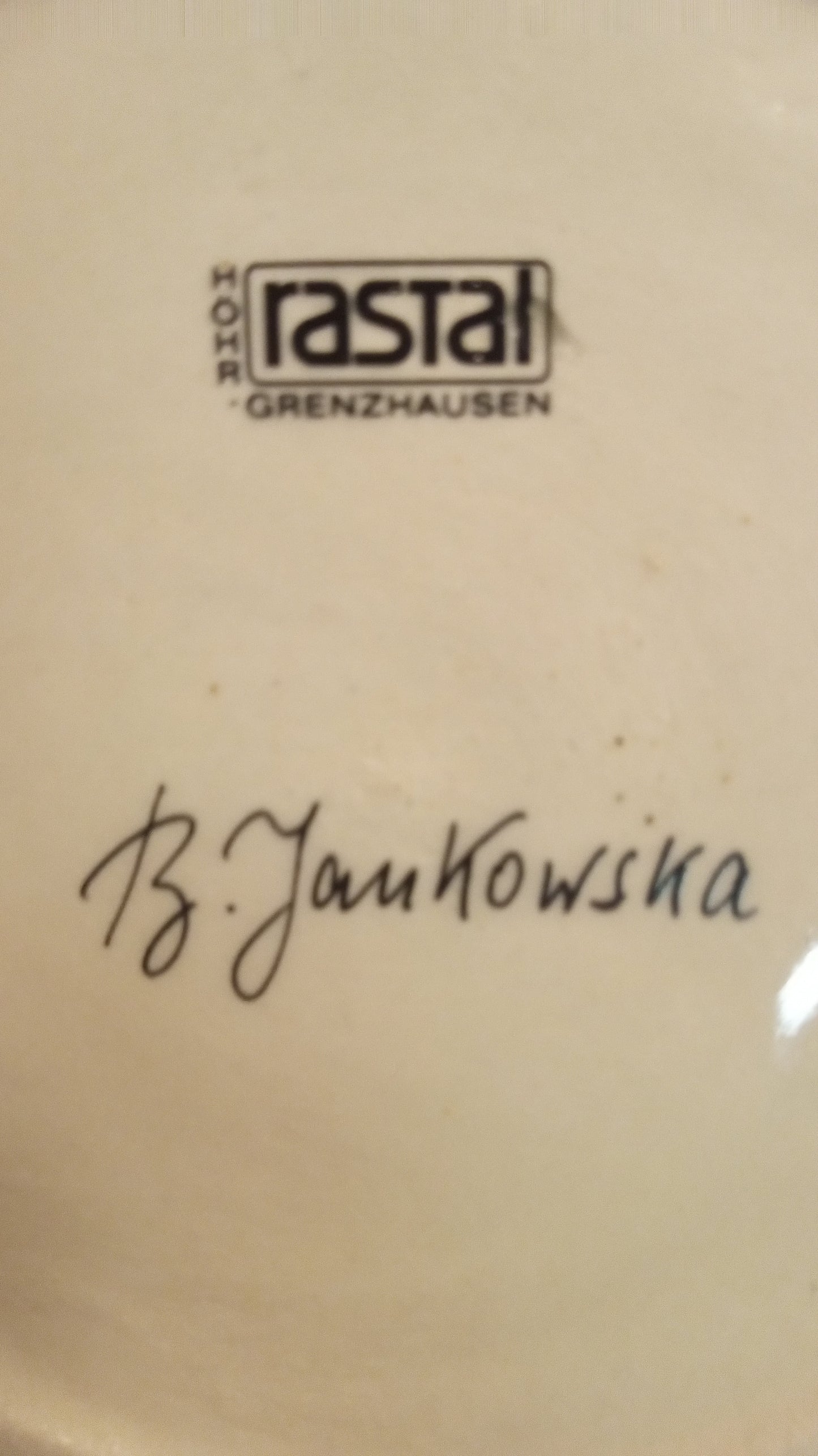 Official Rastal Oktoberfest München 1997 Artist Signed Beer Stein - B. Jankowska