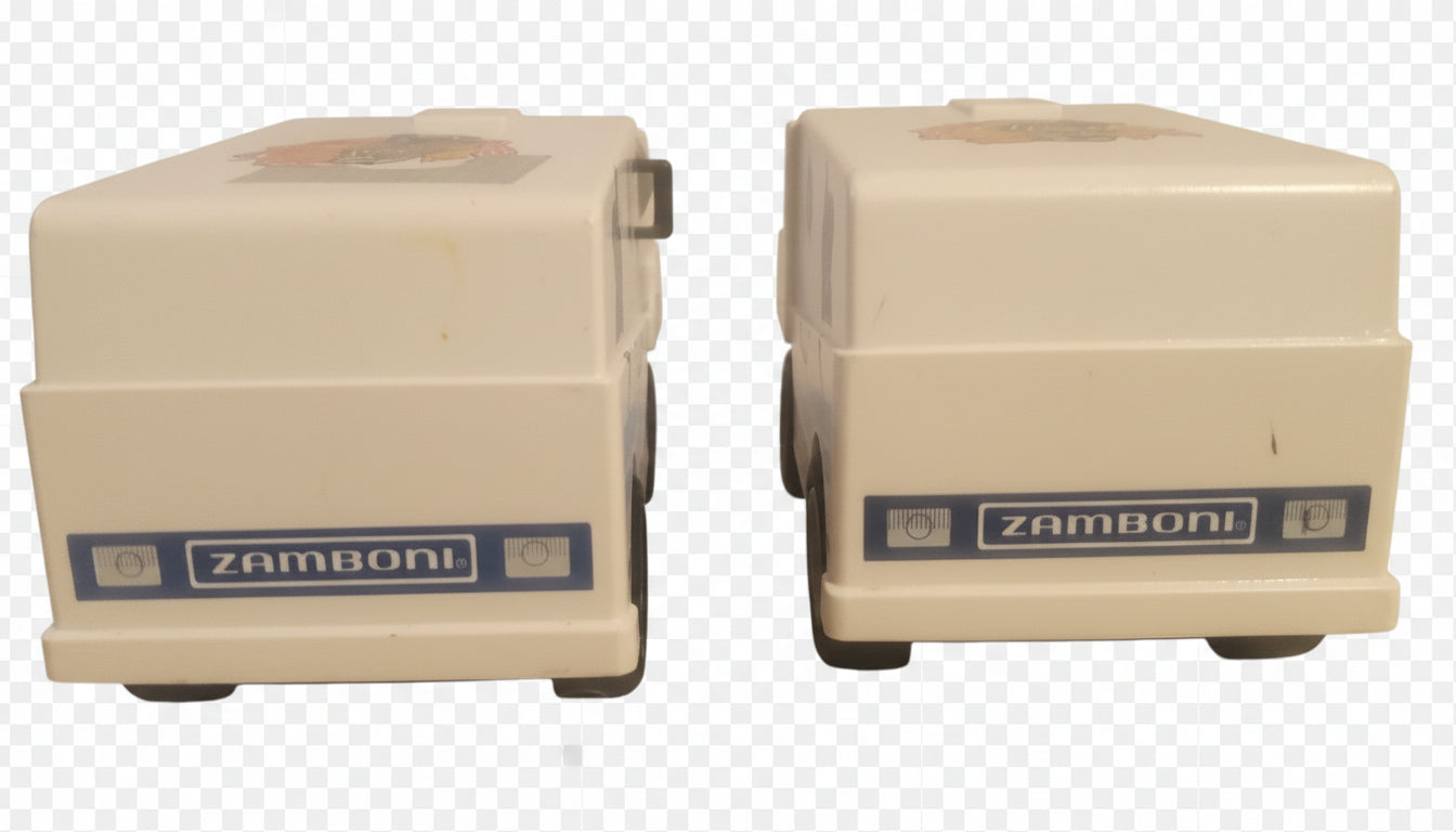 PLAYMOBIL NHL Chicago Blackhawks ZAMBONI Machine Duo (2) | Hockey Collectible Toy Set | FREE Priority Shipping & Insurance