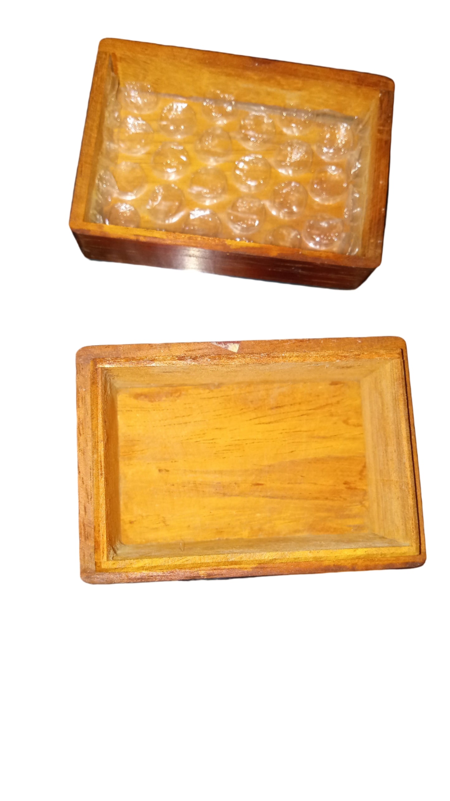 Beautiful Mother Of Pearl Abalone Inlaid Fish Jewelry Trinket Box