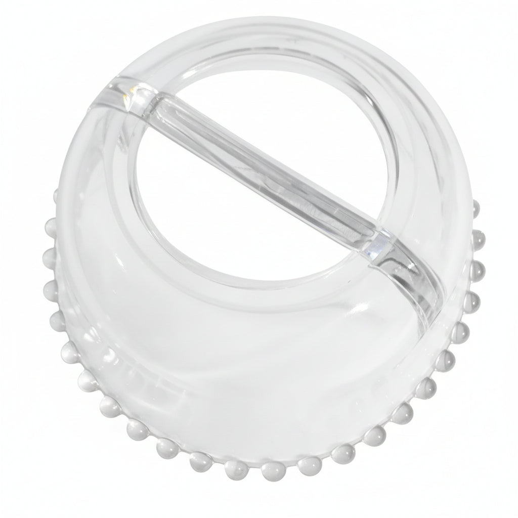 MINT Imperial Candlewick 2-Piece Serving Set | 400/54 Divided Relish & 400/183 Deep Bowl | Collector Quality Glass | FREE Insured US Priority Ship