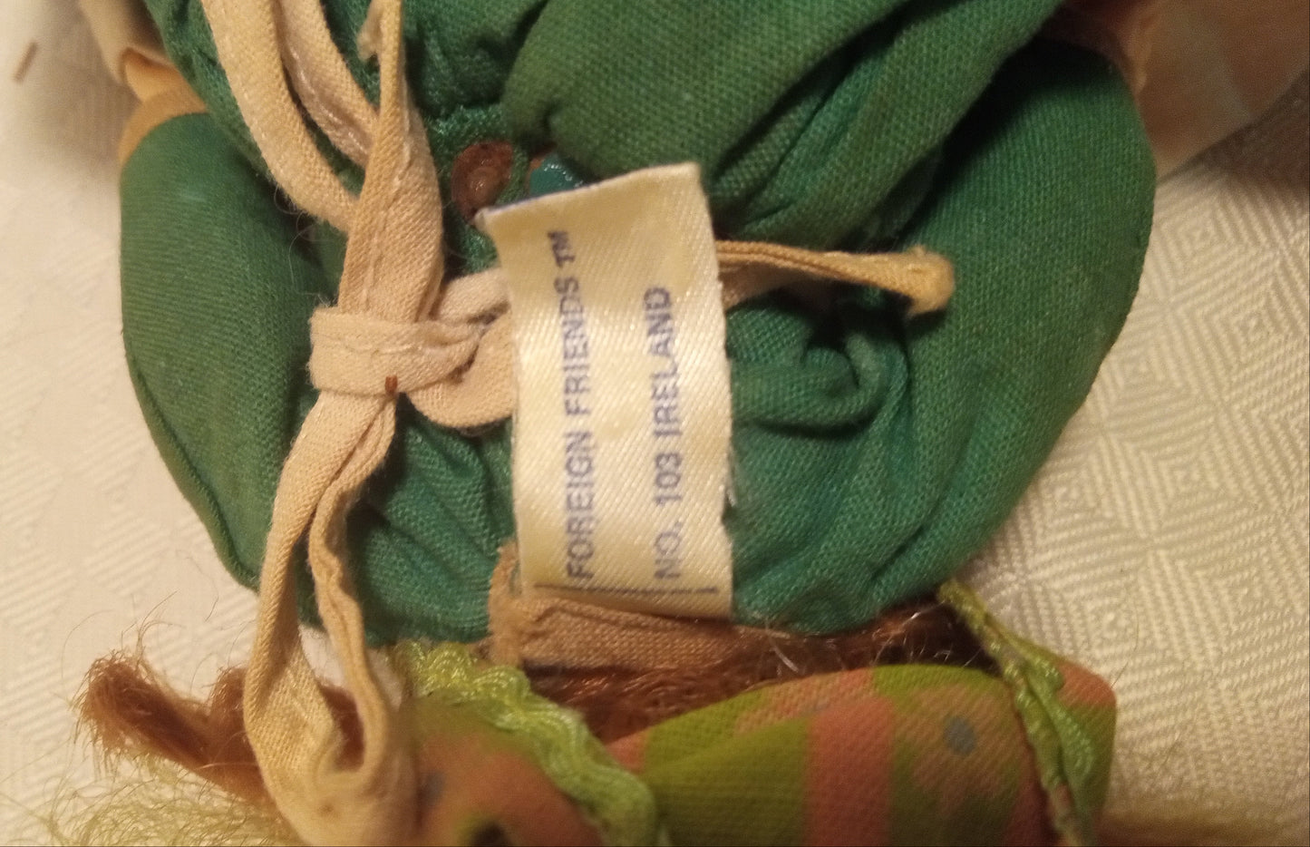 Collectible Piece of History! Vintage Ganda Toys "Foreign Friends" #103 Ireland Doll (1973)