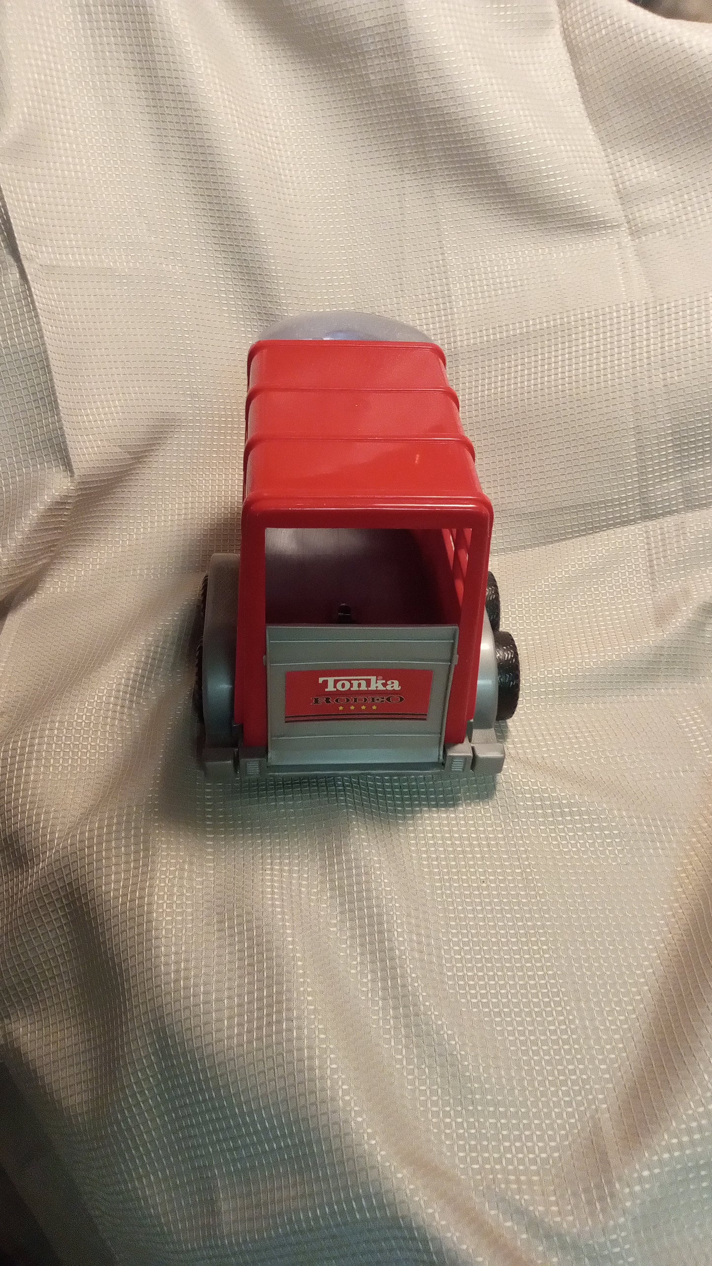 Vintage Tonka 2002 Rodeo Horse Trailer #4770 - Red & Grey - Near Mint Condition