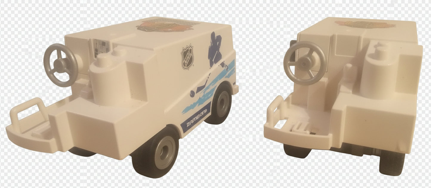 PLAYMOBIL NHL Chicago Blackhawks ZAMBONI Machine Duo (2) | Hockey Collectible Toy Set | FREE Priority Shipping & Insurance