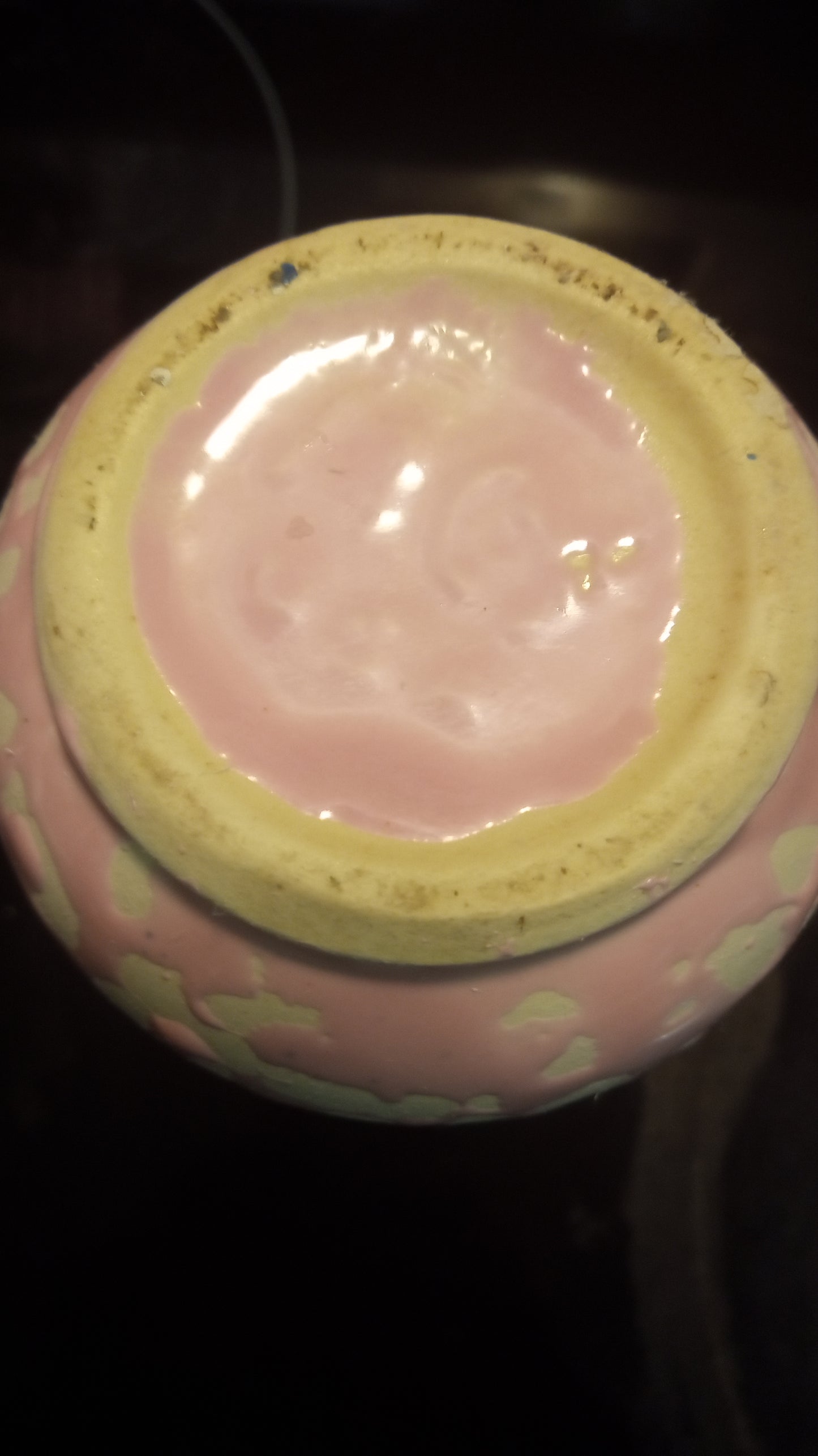 Authentic McCoy USA! Vibrant Pink Popcorn Glaze Vase - Mid-Century Modern American Art Pottery (1950s)