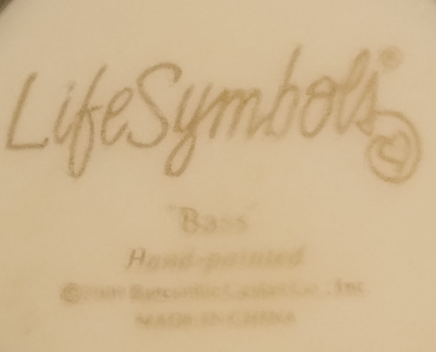 LifeSymbols Hand-Painted Bass Figurine - 2000 Batesville Casket Co. Inc.