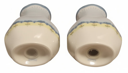 Listing Title: Pristine Lenox Provencal Sky Salt & Pepper Shaker Set - Vintage Blue China