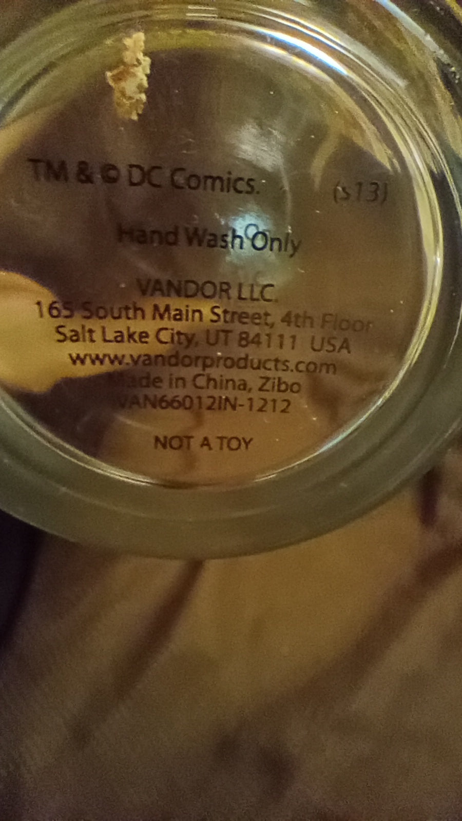 Wonder Woman DC Comics Glass | "Strength and Power" Collectible Drinkware