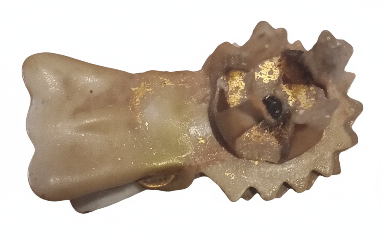 Antique Brass Oil Lamp Wick Trimmer Cutter | Rare Victorian Era Snuffer Tool (Circa 1890s)