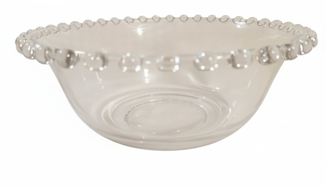 VINTAGE Imperial Candlewick 400/1F Dessert Bowl | 5.25" Beaded Glass | FREE SHIPPING!